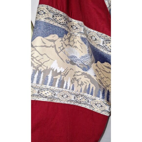 A Buffalo Country Men's Western Shirt Button Front Embellished Eagle XL - Picture 4 of 10